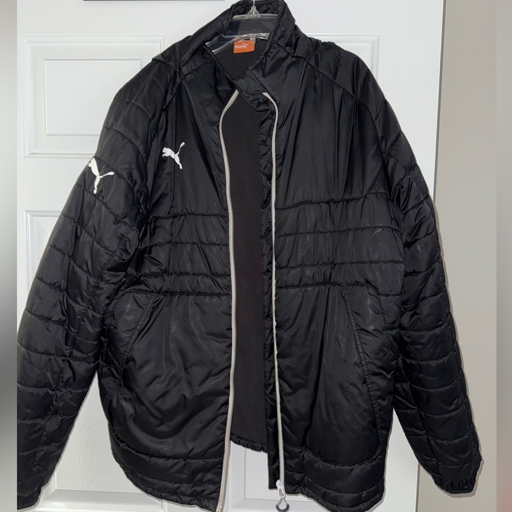 Puma Men's Black Puffer Jacket